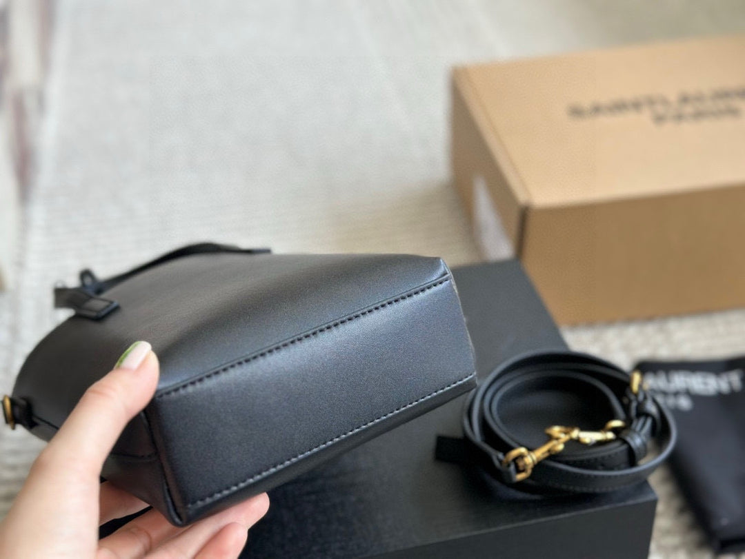 Brand new YS mini cowhide bucket bag