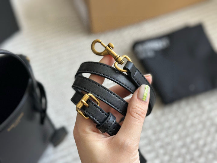 Brand new YS mini cowhide bucket bag