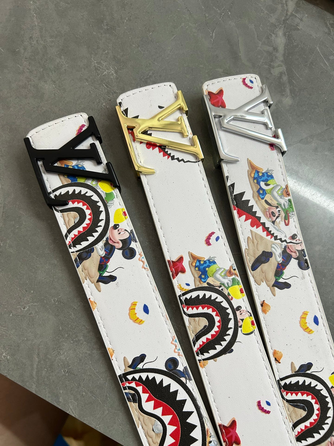 Playful Cartoon Art Belt in Three Colors