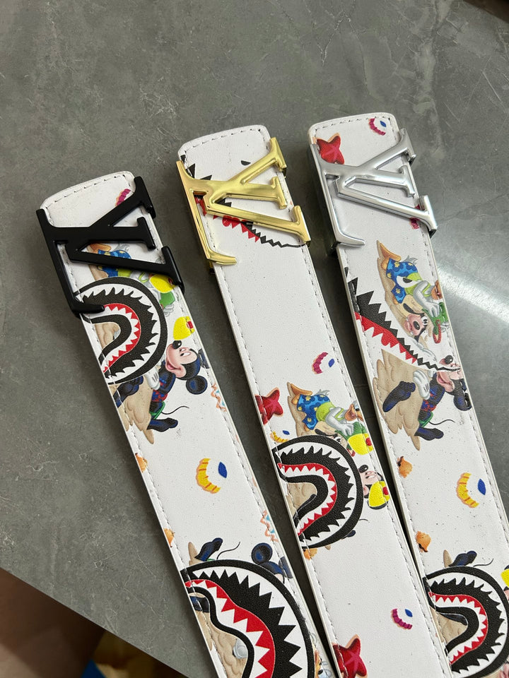 Playful Cartoon Art Belt in Three Colors