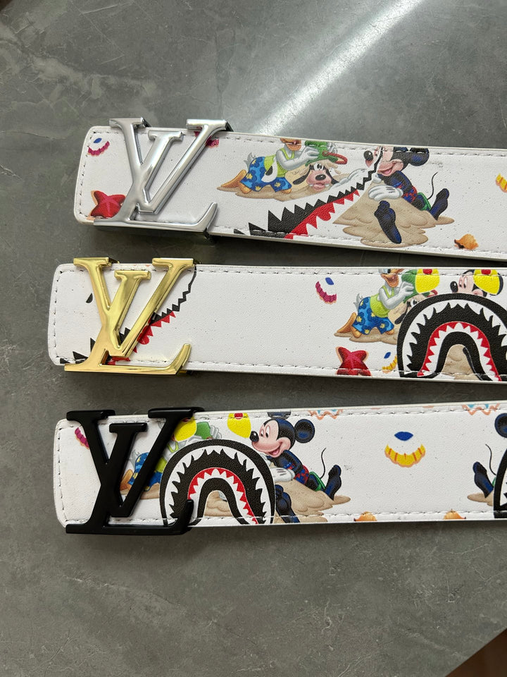 Playful Cartoon Art Belt in Three Colors
