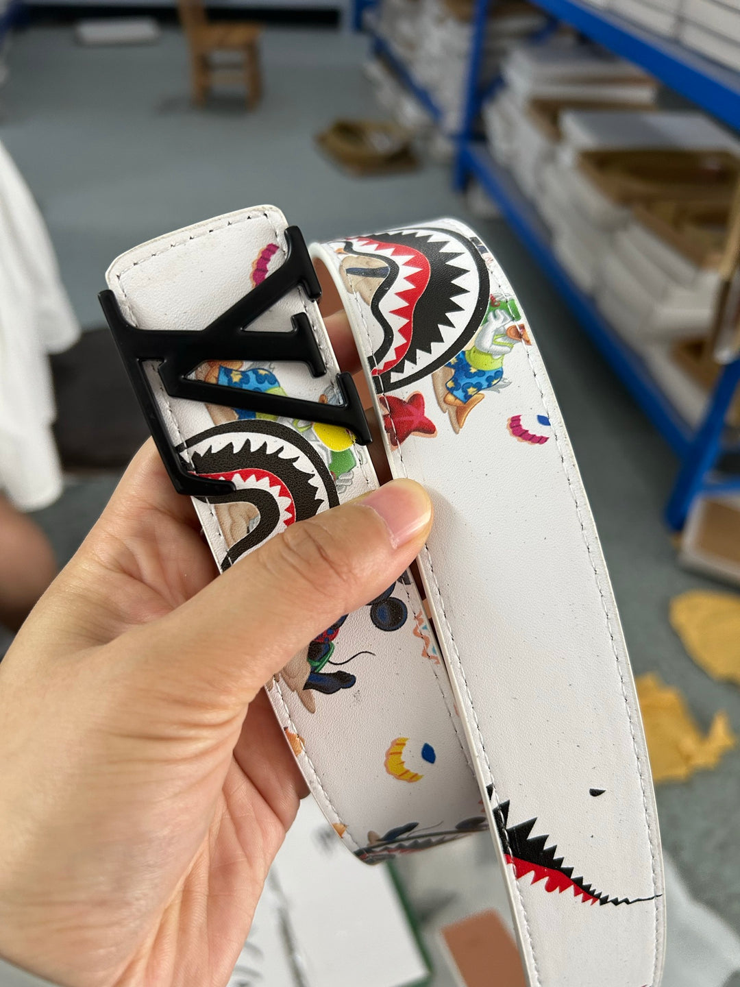 Playful Cartoon Art Belt in Three Colors