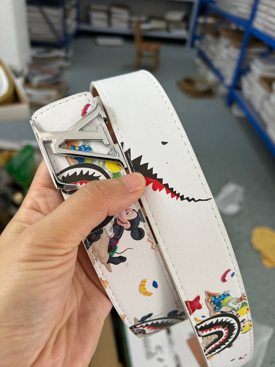 Playful Cartoon Art Belt in Three Colors