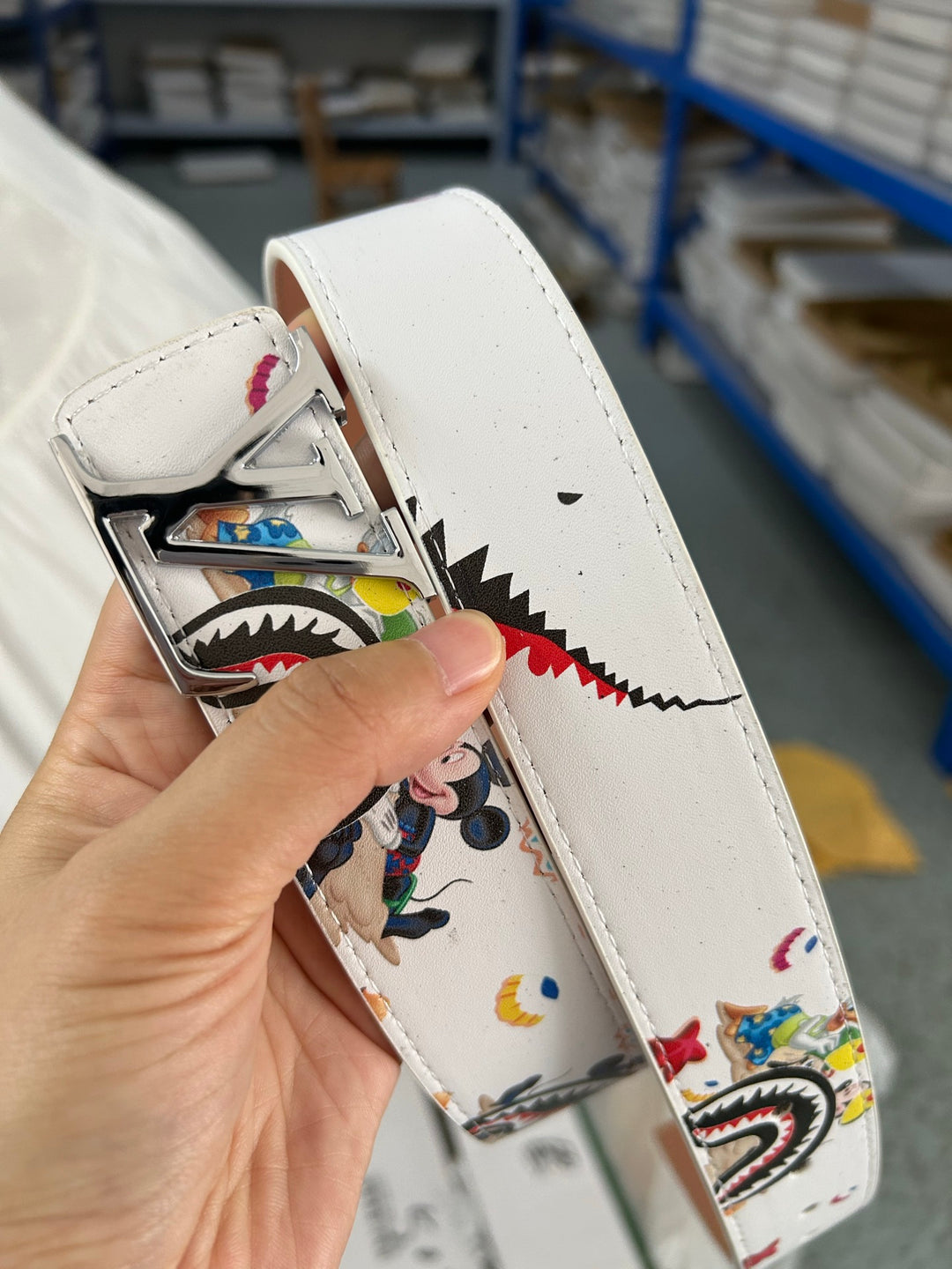 Playful Cartoon Art Belt in Three Colors