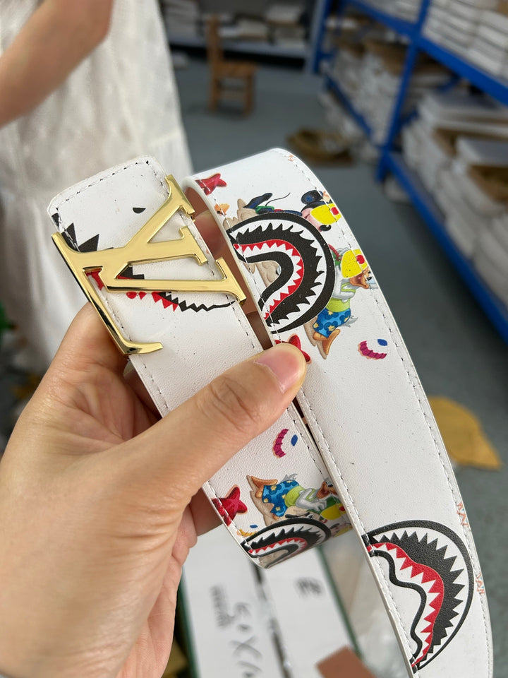 Playful Cartoon Art Belt in Three Colors