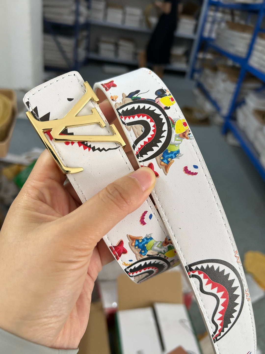 Playful Cartoon Art Belt in Three Colors