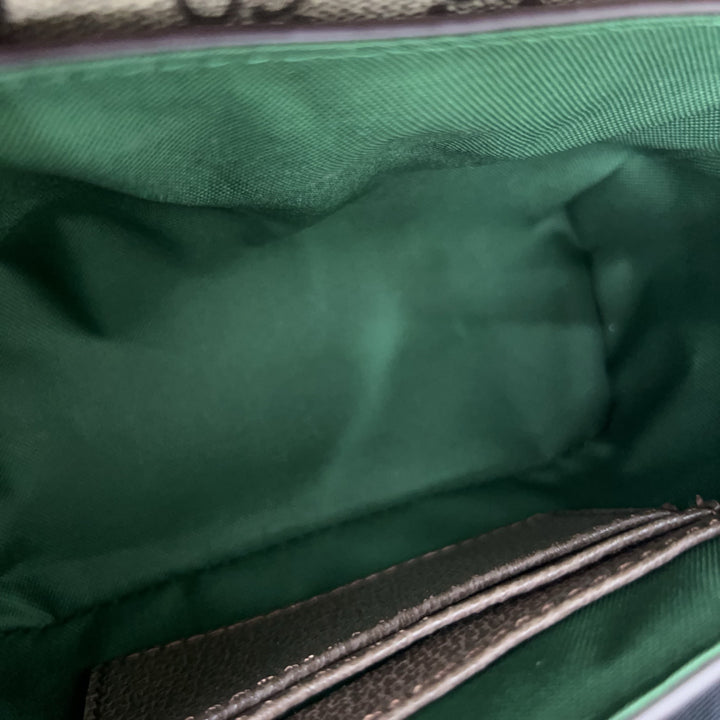 Double G Logo Flip Messenger Bag