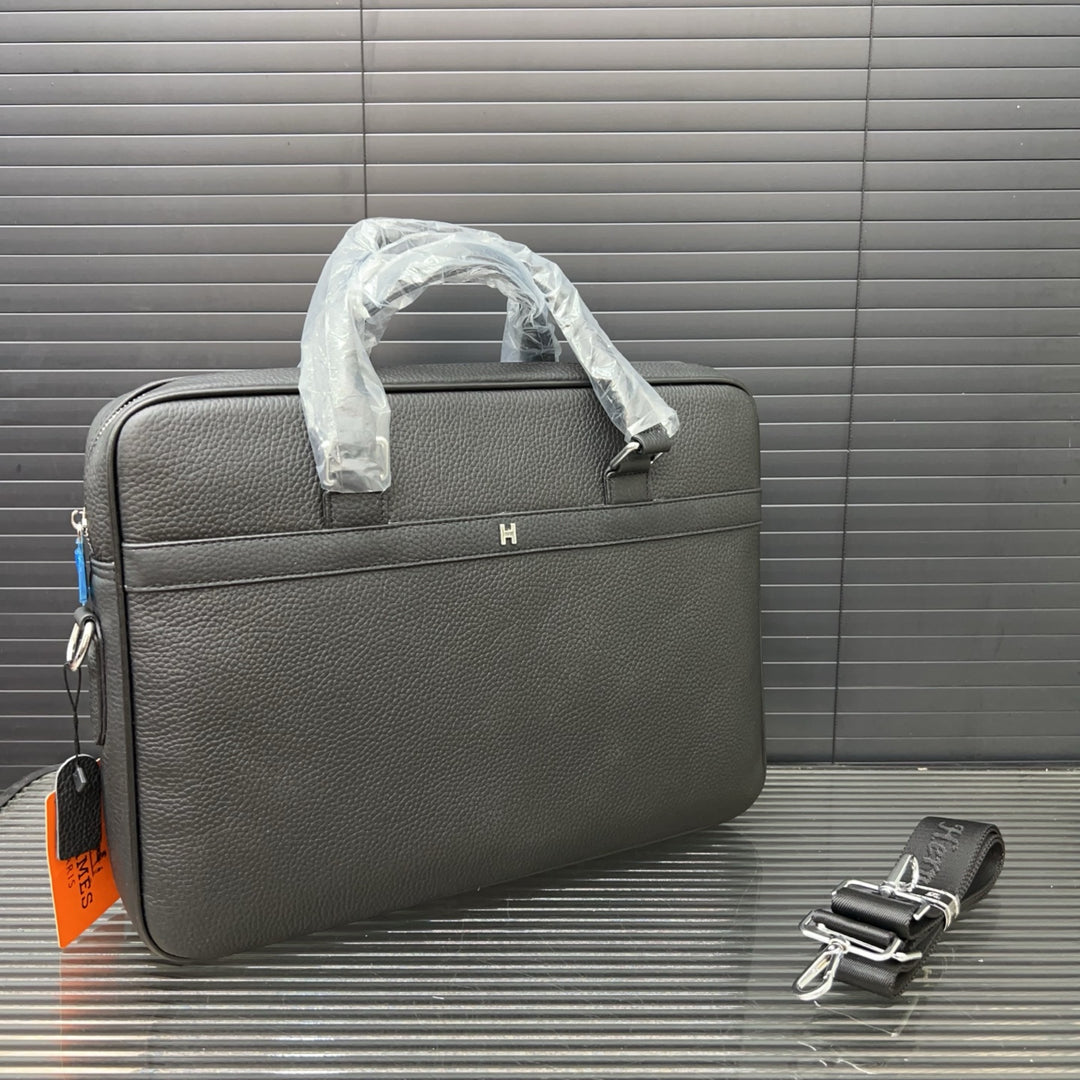 Distinctive Textured Leather Briefcase