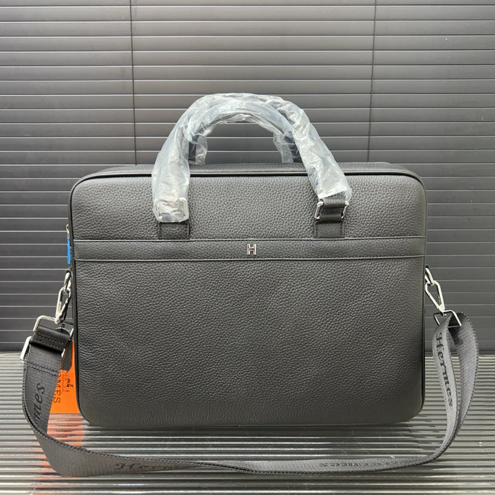 Distinctive Textured Leather Briefcase