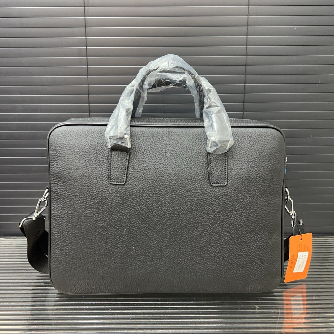 Distinctive Textured Leather Briefcase