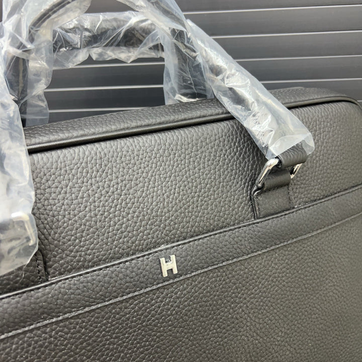 Distinctive Textured Leather Briefcase
