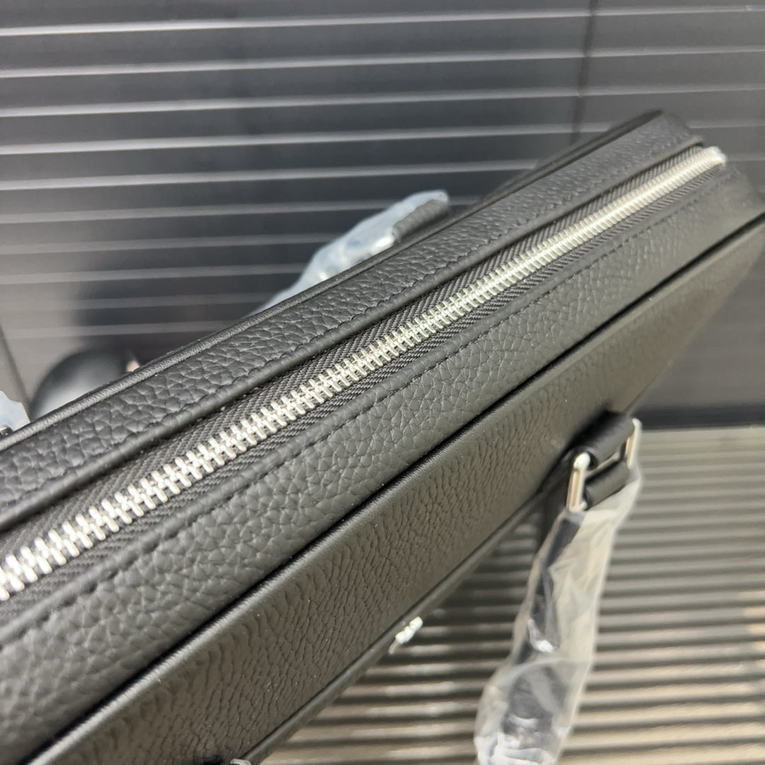 Distinctive Textured Leather Briefcase