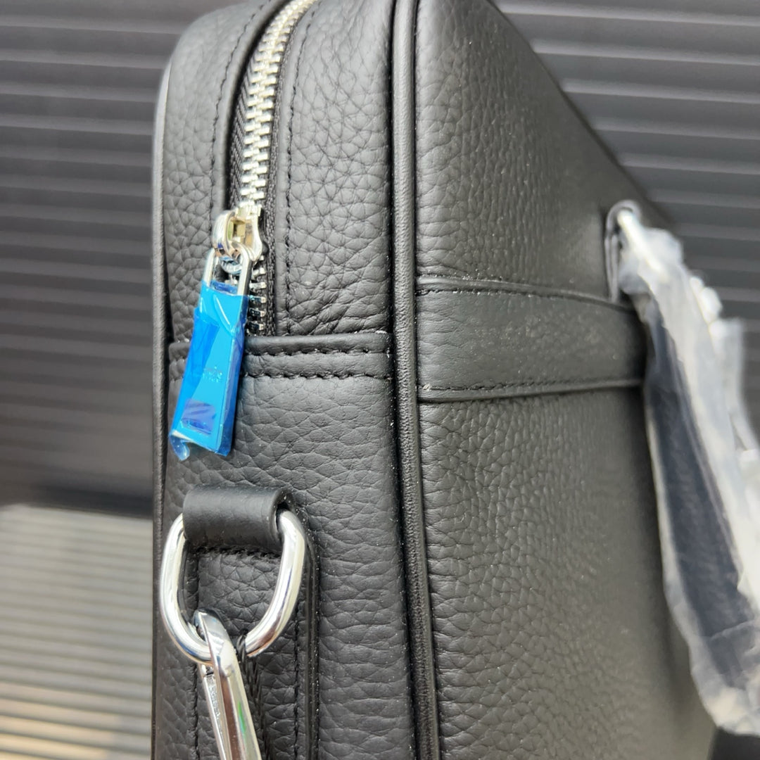 Distinctive Textured Leather Briefcase