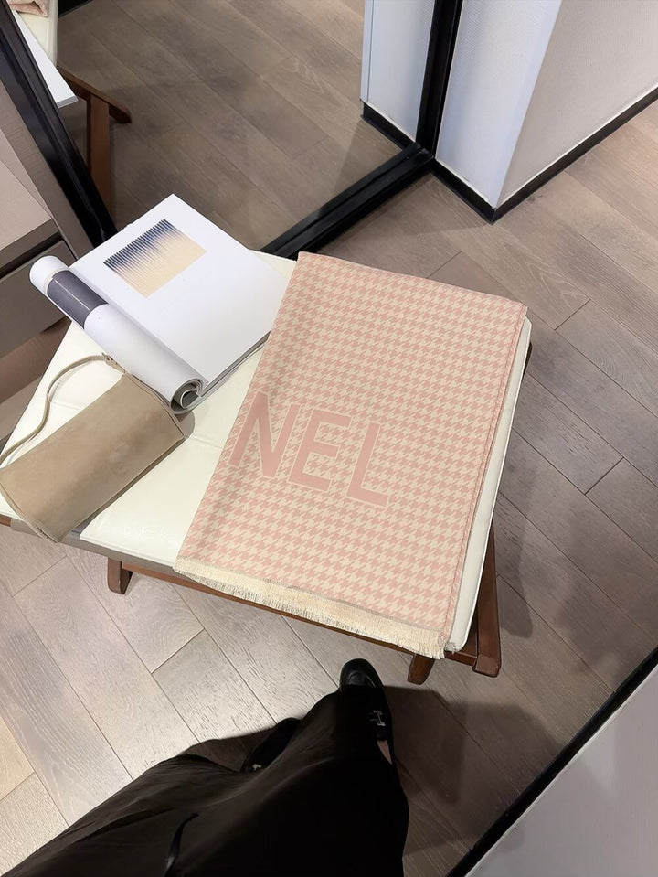 6-Color Houndstooth Fall/Winter Scarf