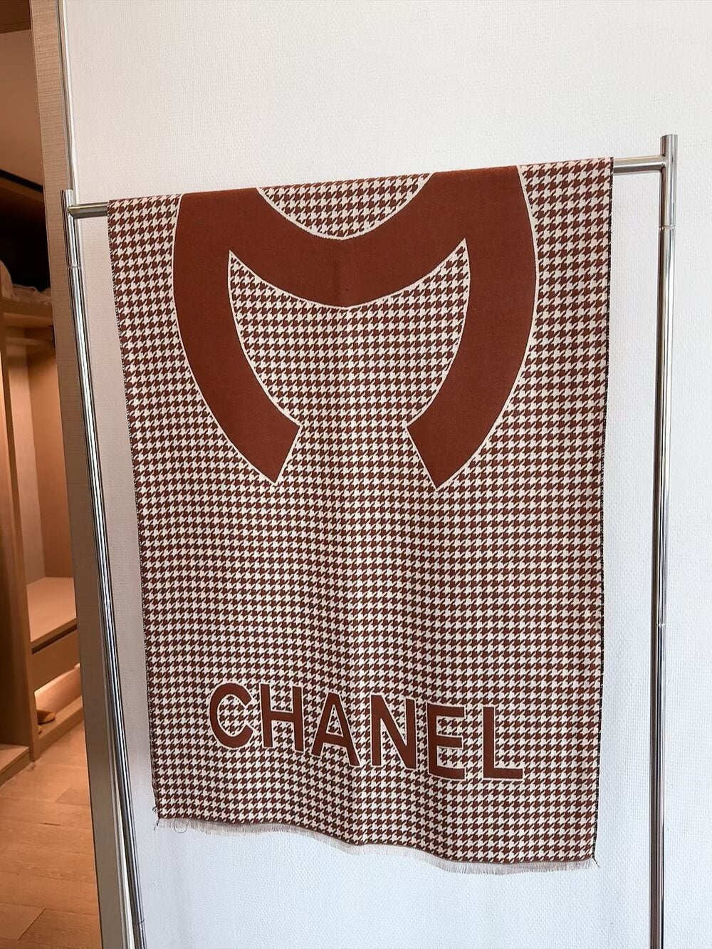 6-Color Houndstooth Fall/Winter Scarf