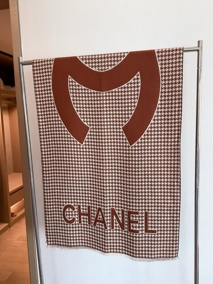 6-Color Houndstooth Fall/Winter Scarf