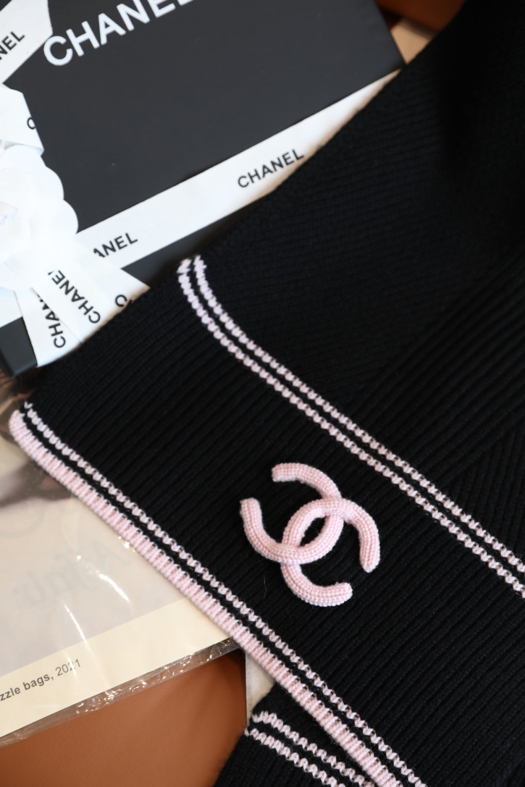 3-Color Knitted Cashmere Shawl Scarf